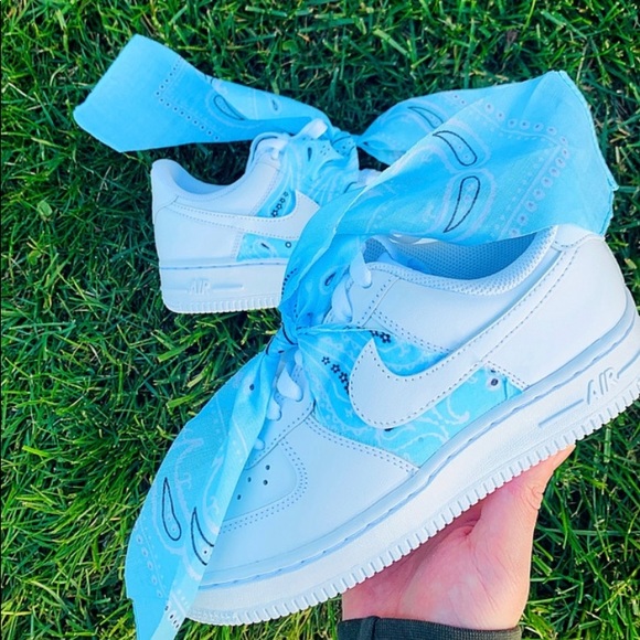 Sky blue Bandana Air Force